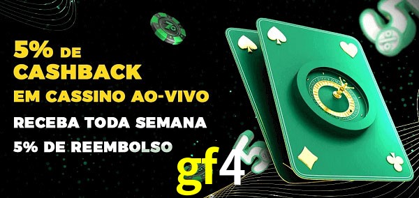 Promoções do cassino ao Vivo gf4